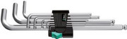 Wera 950/9 Hex-Plus 1 Zestaw kluczy trzpieniowych z kulką, chromowanych, metrycznych