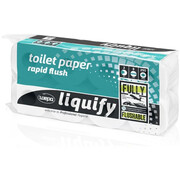 Rozpuszczalny papier toaletowy 8 rolek 2 warstwy papier do kamperów Wepa