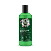 Babuszka Agafia Zielona Naturalny szampon przeciw wypadaniu włosów z łopianem i dziką pokrzywą 260 ml Babuszka Agafia