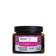 Arganicare Collagen Masque - Maska naprawcza do włosów cienkich, zniszczonych i łamliwych 500 ml ARGANICARE