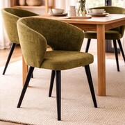 Krzesło tapicerowane VENTO z podłokietnikami EMRA WOOD