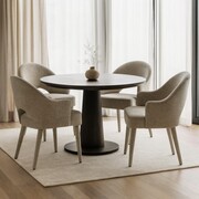 Krzesło GODA SUPREME SOCK – tapicerowane nogi i podłokietniki ATREVE – personalizowane krzesła i hokery, polska produkcja