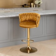 Hoker ROSSE PUMP GLAMOUR regulowany - obrotowy, velvet miodowy