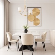 Eleganckie krzesło tapicerowane AINE – oryginalne oparcie, możliwość personalizacji ATREVE – personalizowane krzesła i hokery, polska produkcja