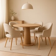 Krzesło Goda Plus w tkaninie Hevre – elegancja i komfort na bukowej ramie ATREVE – personalizowane krzesła i hokery, polska produkcja