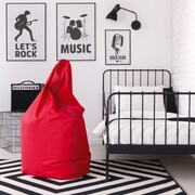 Pufa, worek sako RED XXL – nowoczesna pufa do siedzenia