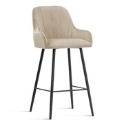 Hoker krzesło barowe Tulip rozmiar M tkaniny z grupy 1 ATREVE – personalizowane krzesła i hokery, polska produkcja