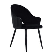 Krzesło tapicerowane VELVET LUX