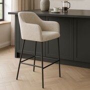Hoker loft MALAGA HEVRE niski M – do wyspy 90 cm ATREVE – personalizowane krzesła i hokery, polska produkcja
