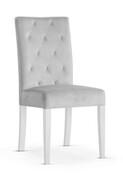 Krzesło tapicerowane ORLANDO kolor srebrny Atreve