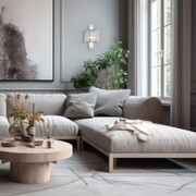 Kinkiet Margot w stylu Glamour srebrny chrom