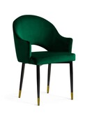 Krzesło tapicerowane GODA VELVET kolor zielony Atreve