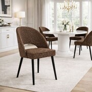 Krzesło PONTE PLUS – tapicerowane krzesło do jadalni, tkanina RAVEN ATREVE – personalizowane krzesła i hokery, polska produkcja