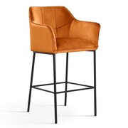 Hoker tapicerowany BOSTON 60 tkaniny z grupy 2 ATREVE – personalizowane krzesła i hokery, polska produkcja