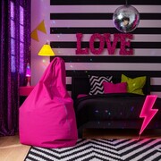 Pufa, worek sako PINK XXL – nowoczesna pufa do siedzenia