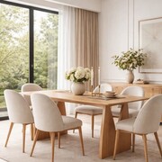 Stół Vita z litego dębu – rzeźbiarski stół premium do jadalni MESTIERE HOME
