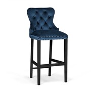 Hoker - krzesło barowe MADAME 68 kolor granatowy ATREVE – personalizowane krzesła i hokery, polska produkcja