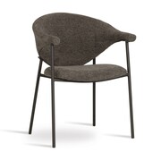 Krzesło tapicerowane NOTI LOFT kolor brunatny ATREVE – personalizowane krzesła i hokery, polska produkcja