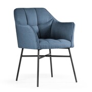 Krzesło fotelowe BOSTON tkanina TARIM ATREVE – personalizowane krzesła i hokery, polska produkcja