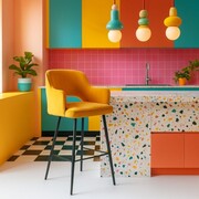 Hoker MERCY BLUVEL – tapicerowany, z podłokietnikami, metalowe nogi ATREVE – personalizowane krzesła i hokery, polska produkcja