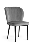 Krzesło tapicerowane SHELLY kolor szary Atreve