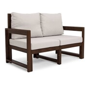 Sofa ogrodowa 2-osobowa MALTA z drewna sosnowego FSC, z poduszkami Fertone