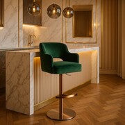 Hoker obrotowy z regulowaną wysokością MERCY PUMP ATREVE – personalizowane krzesła i hokery, polska produkcja