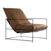 Fotel w stylu loftowym Elton Loft kolor brązowy Atreve