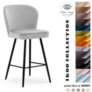 Hoker - krzesło barowe AINE 70 tkaniny z grupy 3 ATREVE – personalizowane krzesła i hokery, polska produkcja