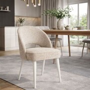 Krzesło PONTE SUPREME – drewniane krzesło tapicerowane ze sprężynami kieszeniowymi ATREVE – personalizowane krzesła i hokery, polska produkcja