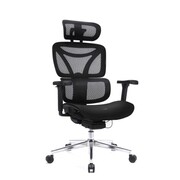 Fotel gamingowy ergonomiczny CONTROL PRO czarny MILAGRO