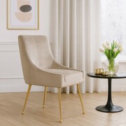 Krzesło Sizar – tkanina IKOO GLAM (gładkie oparcie) ATREVE – personalizowane krzesła i hokery, polska produkcja