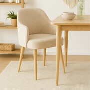 Krzesło LEA SUPREME Bluvel – aksamitny welur, podłokietniki, personalizacja ATREVE – personalizowane krzesła i hokery, polska produkcja