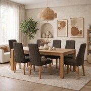 Krzesło Mario tapicerowane bukowe do jadalni i sal konferencyjnych Sonhar