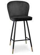 Hoker - krzesło barowe AINE 70 kolor czarny Atreve