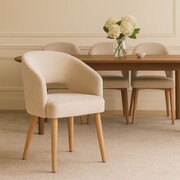 Krzesło tapicerowane INES SUPREME, podłokietniki, sprężyny kieszeniowe ATREVE – personalizowane krzesła i hokery, polska produkcja