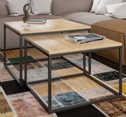 Ława do salonu DOPPIO w stylu loftowym Gigant Pufa