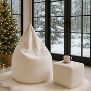 Zestaw SAKO + Pufa Kostka – personalizowany, cozy winter