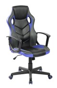 Obrotowy fotel dla gracza Olaf kolor niebieski Furnitex