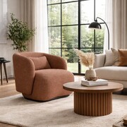 Fotel obrotowy CLOUDÉ – nowoczesny fotel premium do salonu i gabinetu ATREVE – personalizowane krzesła i hokery, polska produkcja