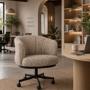 Fotel obrotowy ASSEN – tapicerowany, na kółkach, komfort premium ATREVE – personalizowane krzesła i hokery, polska produkcja