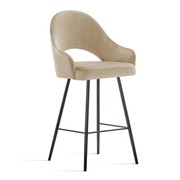 Hoker GODA – elegancki, niski hoker tapicerowany do wyspy kuchennej ATREVE – personalizowane krzesła i hokery, polska produkcja