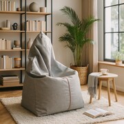 Pufa SAKO GREY XL – szara pufa worek do siedzenia