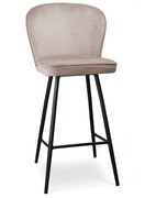 Hoker - krzesło barowe AINE 70 kolor beżowy Atreve