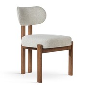 Drewniane krzesło do jadalni ISOLA, wybór tkanin ATREVE – personalizowane krzesła i hokery, polska produkcja