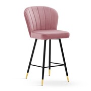 Hoker - krzesło barowe Shelly 60 tkaniny z grupy 1 ATREVE – personalizowane krzesła i hokery, polska produkcja