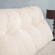 Poduszka dzienna TRIANGEL VELVET 120 cm jasny beż Visby