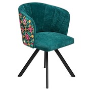 Tapicerowane krzesło fotelowe ATOS BENT