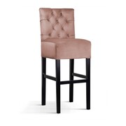 Hoker tapicerowany CHESTER kolor różowy ATREVE – personalizowane krzesła i hokery, polska produkcja