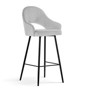 Hoker GODA – elegancki, wysoki hoker tapicerowany do wyspy kuchennej ATREVE – personalizowane krzesła i hokery, polska produkcja